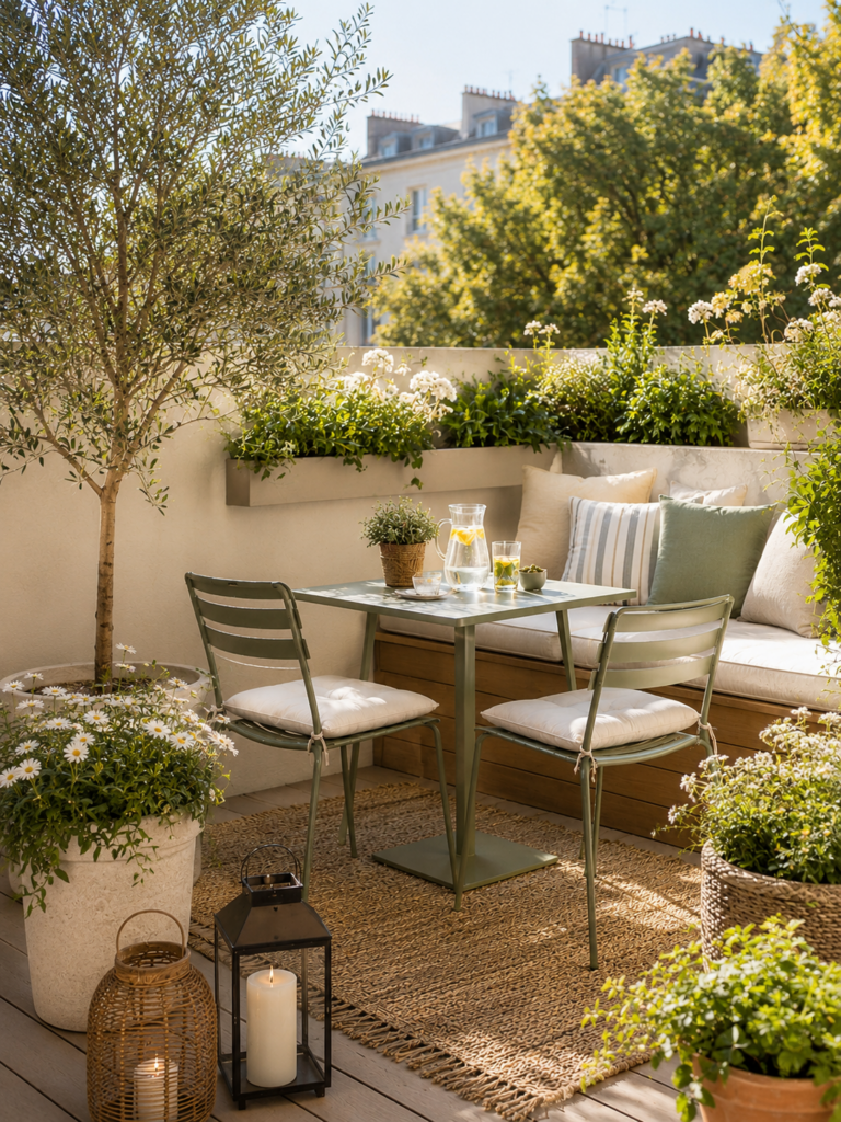 Petite terrasse : 10 idées pour l’aménager avec style petite terrasse urkalya