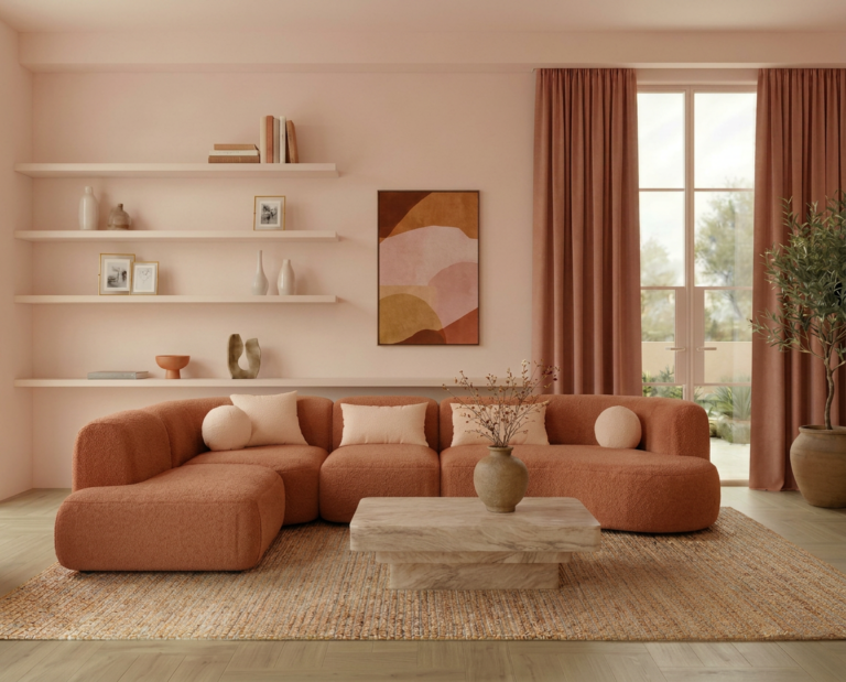 Idées déco, la vie en rose pastel salon rose pastel