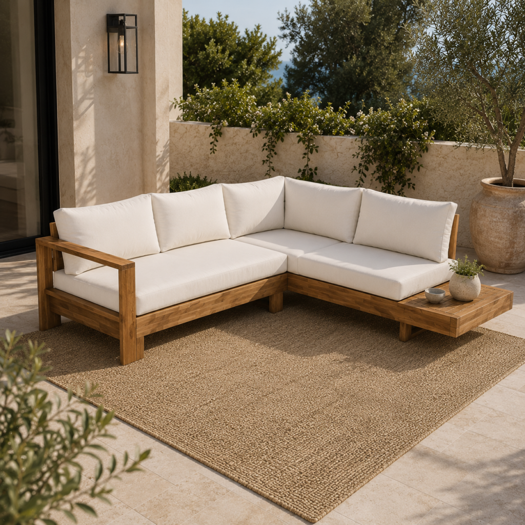 10 salons de jardin où l’été s’installe avec style salon bois acacia