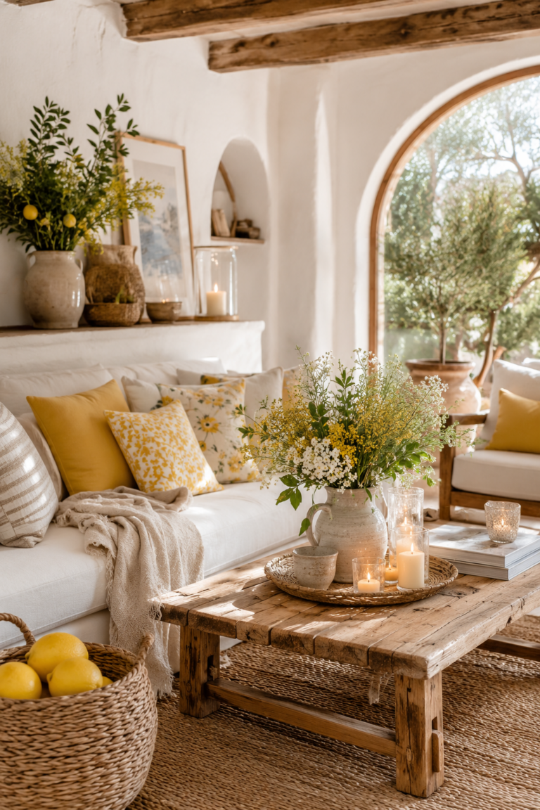 Un souffle jaune citron dans ta déco salon jaune citron urkalya