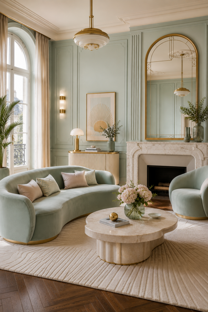 Coup de cœur pour ces 10 salons pastel salon art deco pastel urkalya