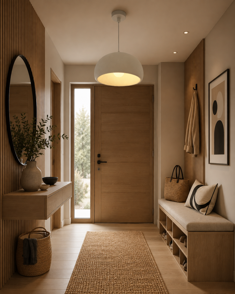 10 idées pour aménager votre entrée luminaire entree urkalya